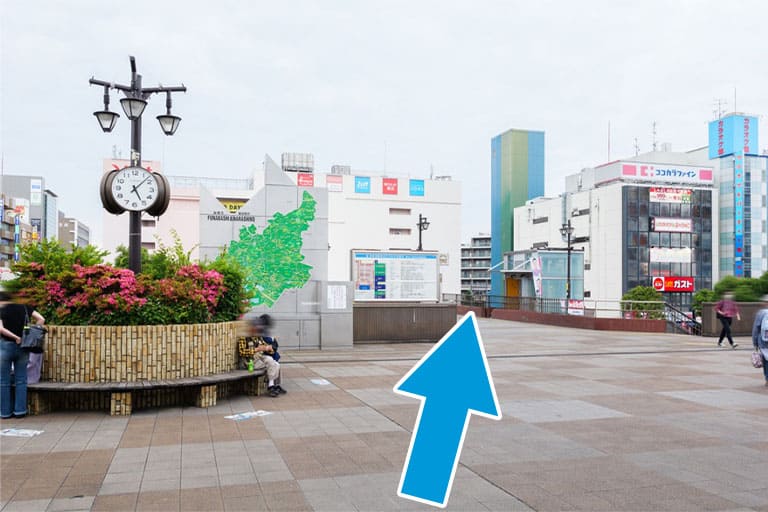 北口駅前広場